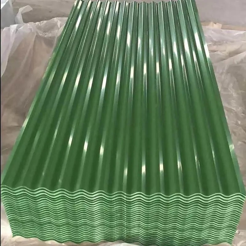 Cold Rolled Galvanized Steel Roofing Sheet Prepainted Color Coated Corrugated 600mm