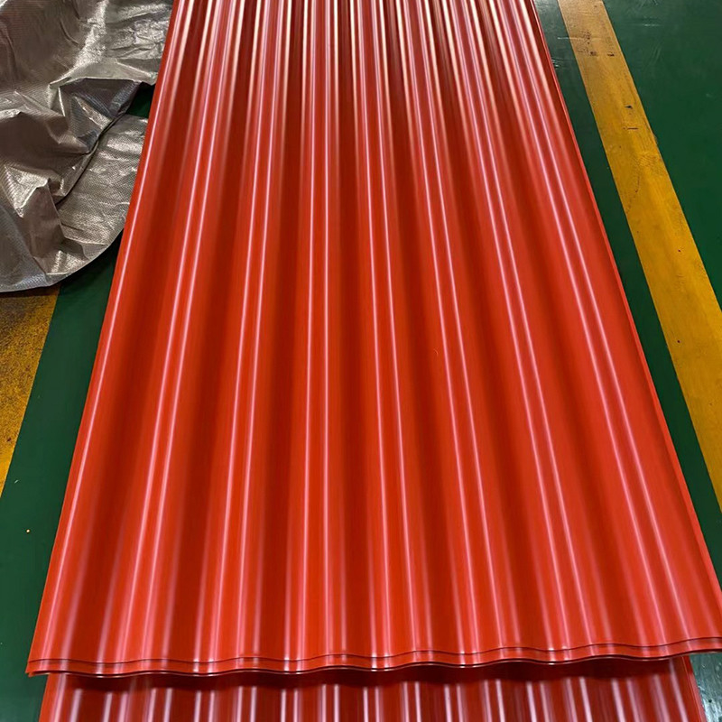 Cold Rolled Galvanized Steel Roofing Sheet Prepainted Color Coated Corrugated 600mm